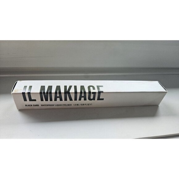 IL MAKIAGE Black Card Liquid Eyeliner Ultra-Black Waterproof Liner 1.5 ml - Picture 3 of 5